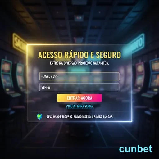 Ilustração de Acesse o Cunbet: login rápido e segurança garantida